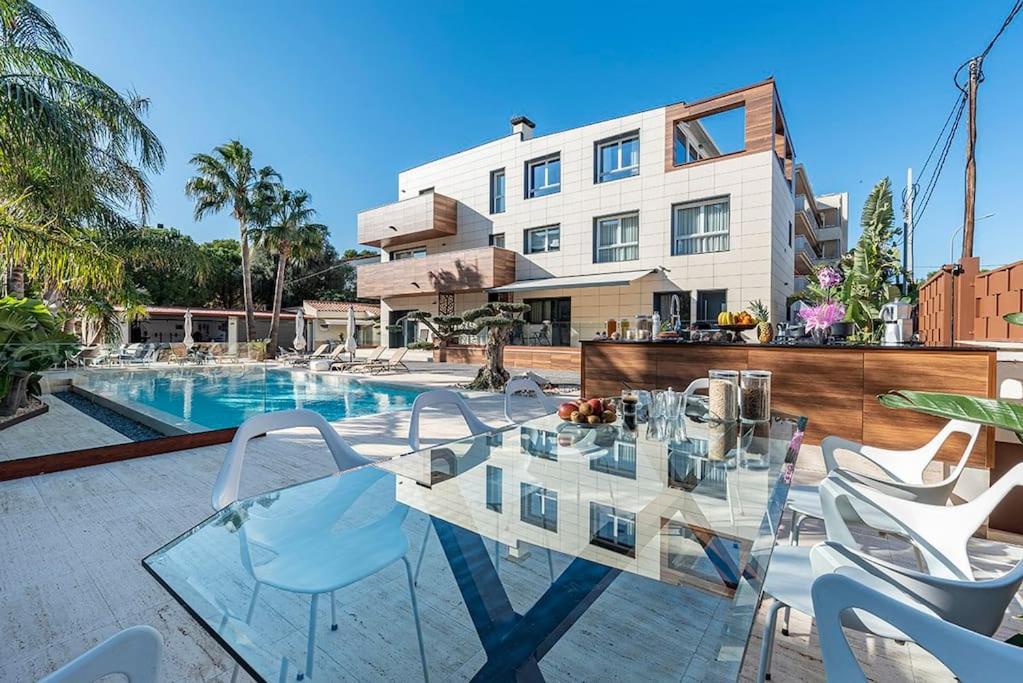 미아미플라자 Luxury Casa Con Piscina, Wifi, 150M Dal Mare 아파트 외부 사진