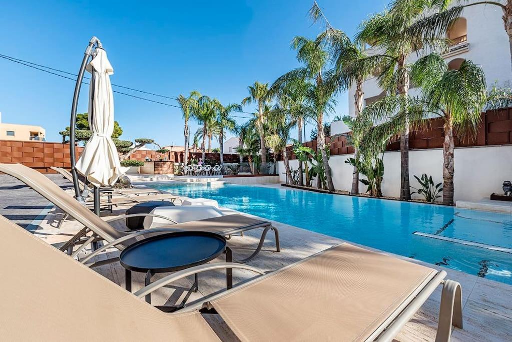 미아미플라자 Luxury Casa Con Piscina, Wifi, 150M Dal Mare 아파트 외부 사진